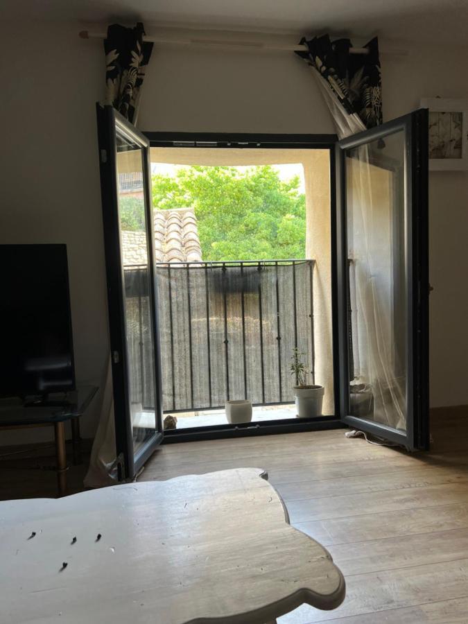 La Terrasse De Caromb Face Au Mont Ventoux Avec Clim Apartamento Exterior foto